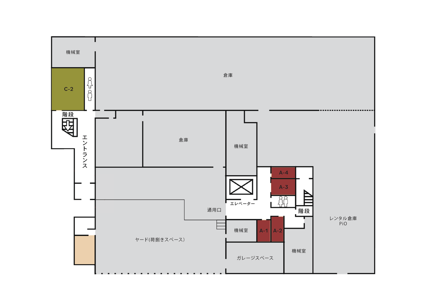 1階のMAP