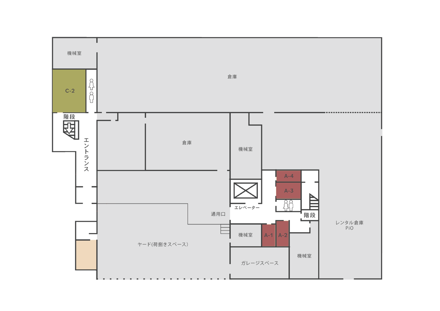 1階のMAP
