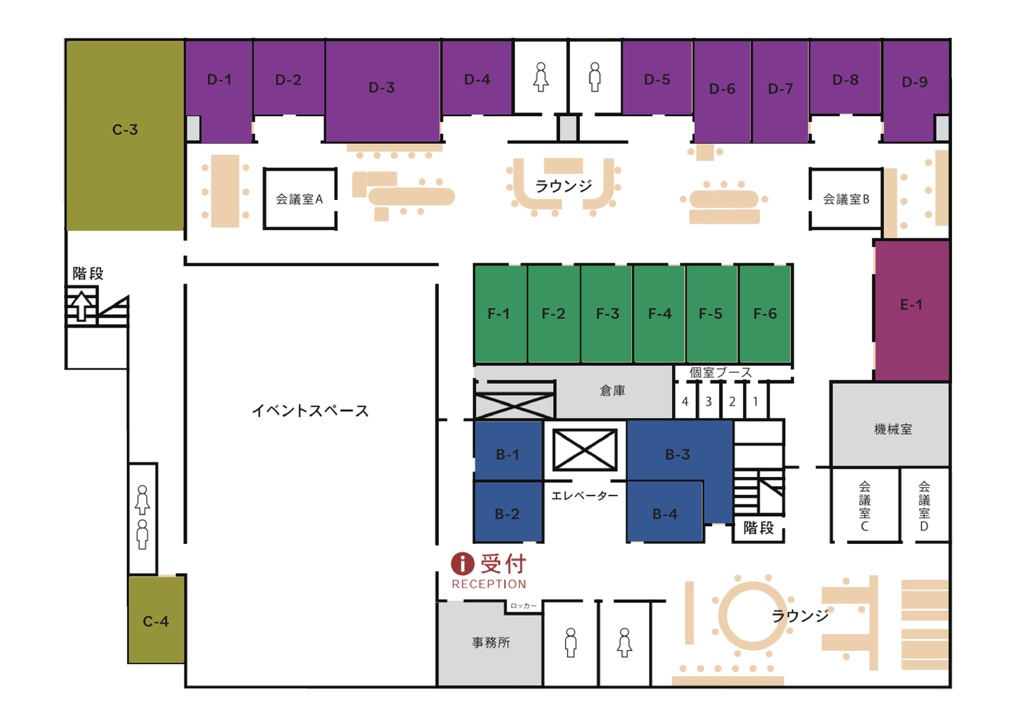 2階のMAP